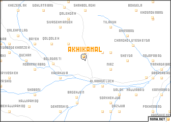 map of Ākhī Kamāl