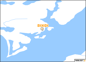 map of Akhiok