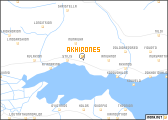 map of Akhirónes