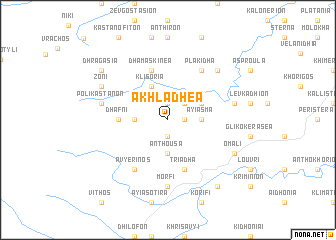map of Akhladhéa