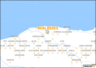 map of Akhladhés