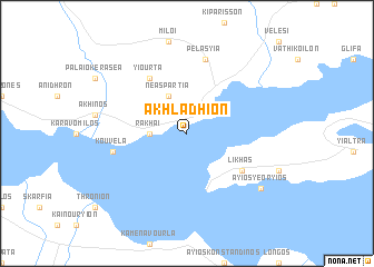 map of Akhládhion