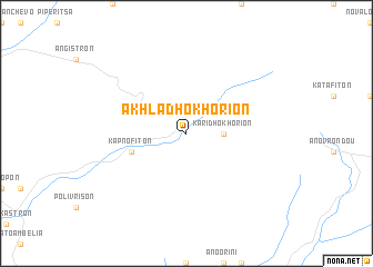 map of Akhladhokhórion