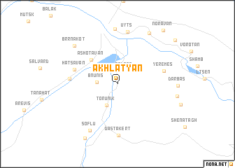 map of Akhlatʼyan
