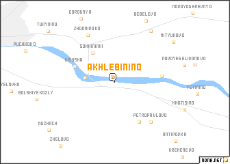 map of Akhlebinino