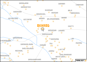 map of Akhmad