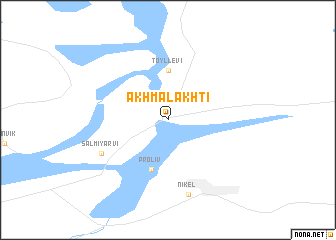 map of Akhmalakhti