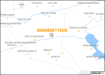 map of Akhmamet\