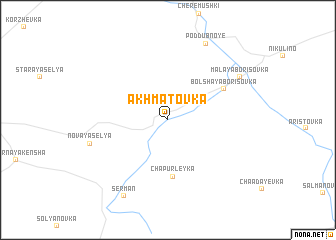 map of Akhmatovka