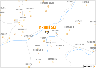 map of Akhmedli