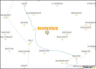 map of Akhmerovo