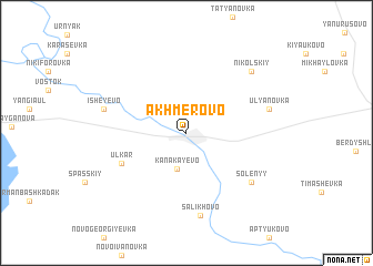 map of Akhmerovo