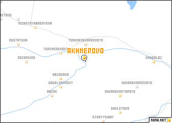 map of Akhmerovo