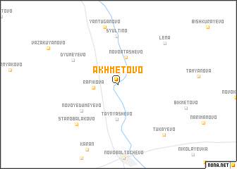 map of Akhmetovo