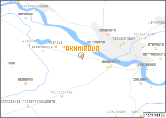 map of Akhmirovo