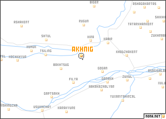 map of Akhnig