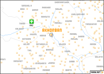 map of Ākhor Ban