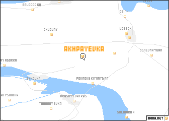 map of Akhpayevka