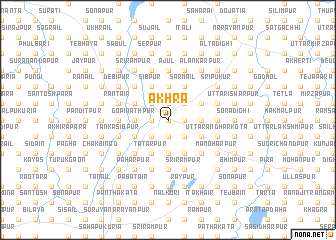 map of Akhra