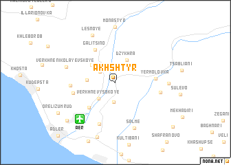 map of Akhshtyr\