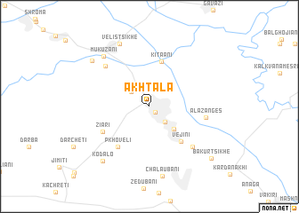 map of Akhtala
