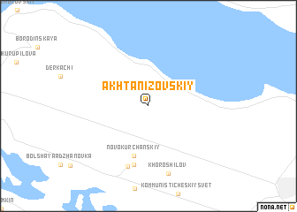 map of Akhtanizovskiy