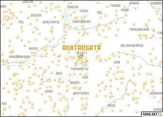 map of Akhtar Gata