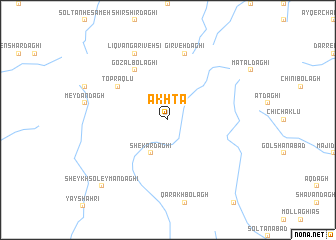 map of Ākhtā