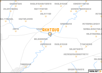 map of Akhtovo