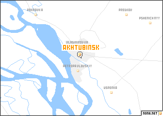 map of Akhtubinsk