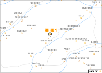 map of Akhum