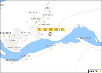 map of Akhunbabayev