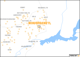 map of Ākhvond Kheyl