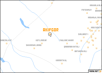 map of Akif Gor