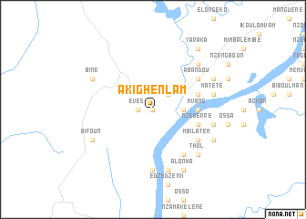 map of Akighe Nlam