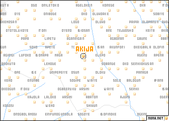 map of Akija