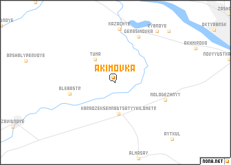 map of Akimovka