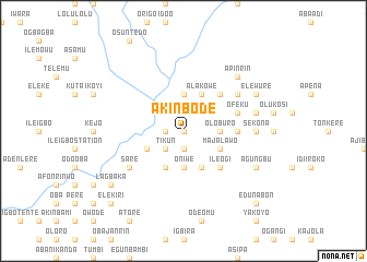 map of Akinbode