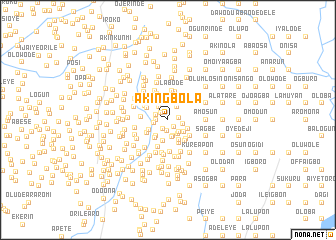map of Akingbola