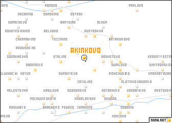 map of Akin\