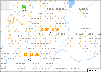 map of Akinlade