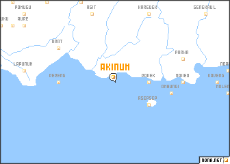 map of Akinum