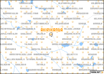 map of Akirikanda