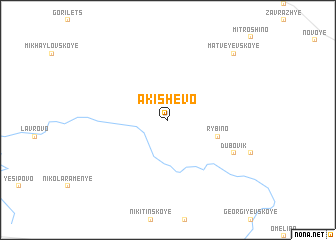 map of Akishevo