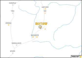 map of Akitipa