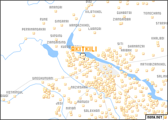 map of Akit Kili