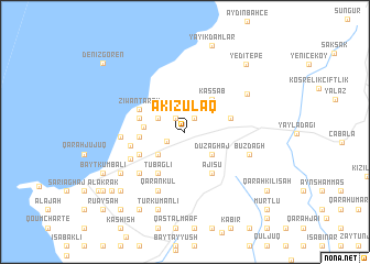 map of Akīz Ulāq