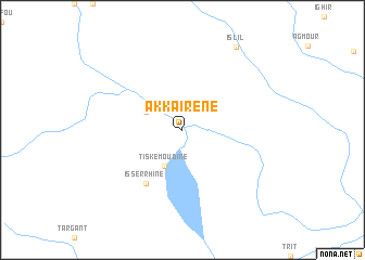 map of Akka Irene