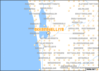 map of Akkarawelliya