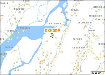 map of Akkare
